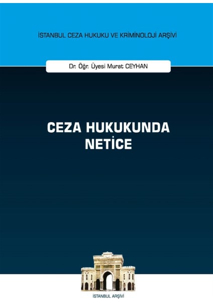 Ceza Hukukunda Netice - Murat Ceyhan