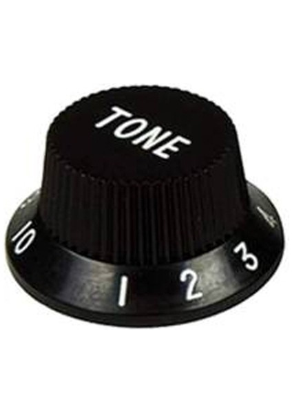PNB1TBK Gitar-Bağlama Pot Düğme Başlığı Plastik Siyah Tone