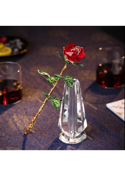 Kristal Gül Heykelcik (Yurt Dışından) indirimleri