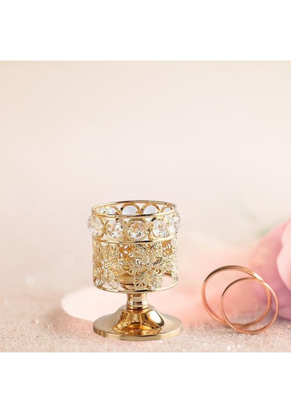 Romantik Mum Standı Tealight Masa Yatak Odası Süs (Yurt Dışından)