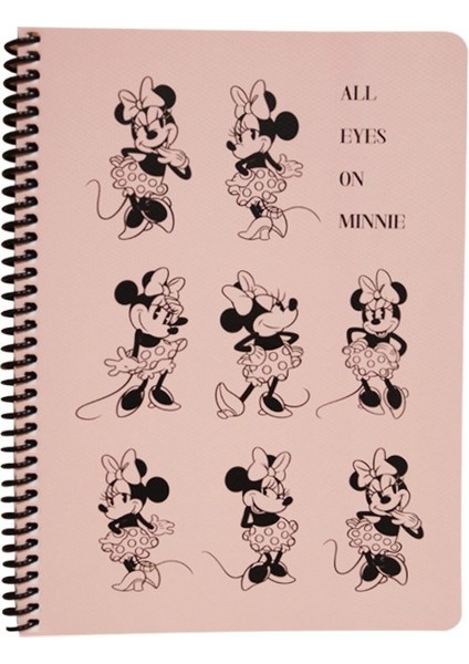 Keskin Color Disney All Eyes On Minnie Çizgili Defter 16,5X22,5 80 Yaprak