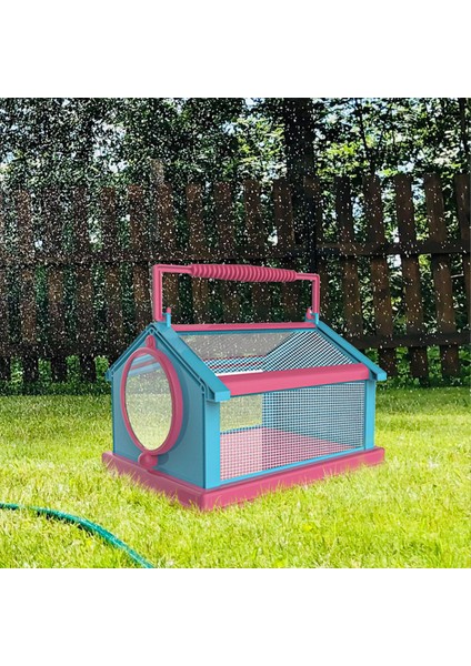 Katlanır Böcek Kelebek Habitat Kafesi Taşıma Kolu ile Tırtıllar Mavi Pembe (Yurt Dışından) modelleri
