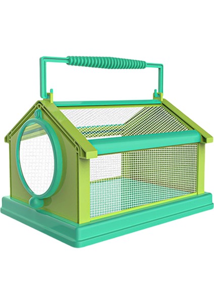 Taşıma Kolu ile Katlanır Böcek Kelebek Habitat Kafes Caterpillars Gölü Mavi (Yurt Dışından)