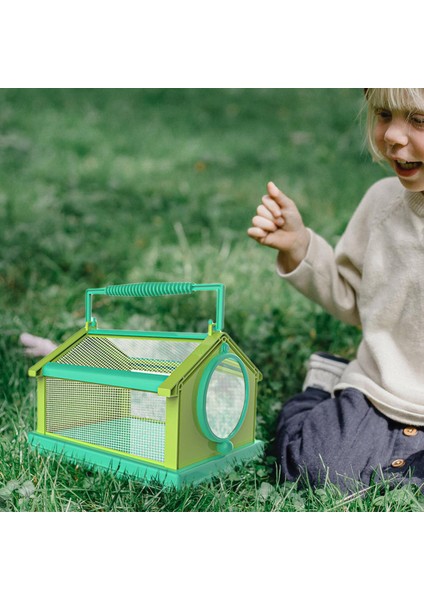 Taşıma Kolu ile Katlanır Böcek Kelebek Habitat Kafes Caterpillars Gölü Mavi (Yurt Dışından) fırsatları