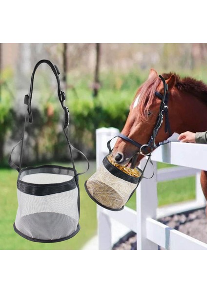 Büyük Yavaş Besleme Saman Net Çanta Organizatör Besleyici Çanta Yabani Depolama Saman Tote Çanta 27.5X28 cm (Yurt Dışından) fiyatları
