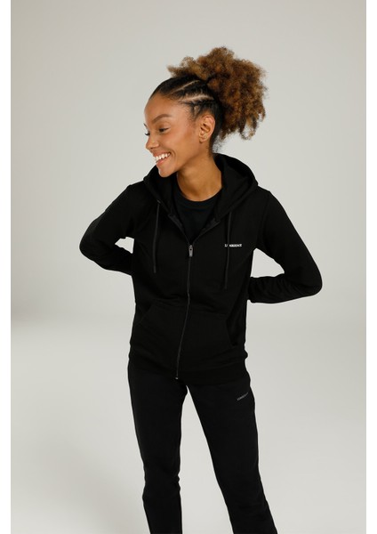 Kadın Sweatshirt Fermuarlı Hoodie SN77 Siyah/black 22S4200SN77 fiyatları