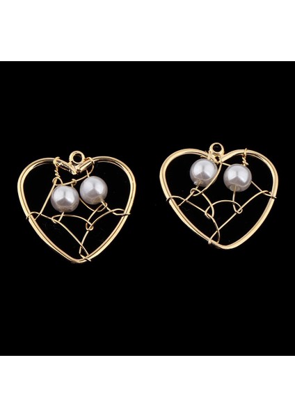 2 Inci Charms Kalp Yıldız Şekli Kolye Takı Yapımı Dıy Kolye Küpe (Yurt Dışından) fiyatları