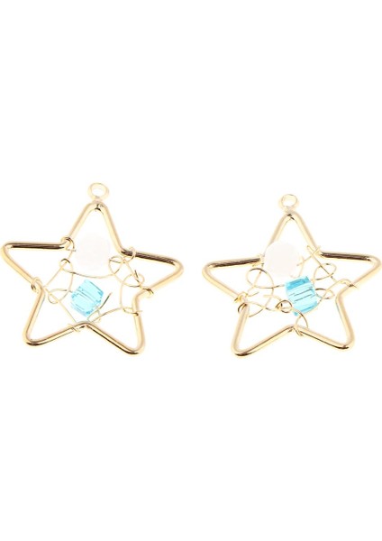 2 Adet Pirinç Charms Kolye Dıy Takı Yapımı Için Bulgular Yapma - Yıldız, 22X20MM (Yurt Dışından) indirimleri