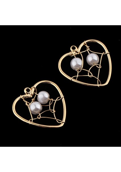 2 Inci Charms Kalp Yıldız Şekli Kolye Takı Yapımı Dıy Kolye Küpe (Yurt Dışından) indirimleri