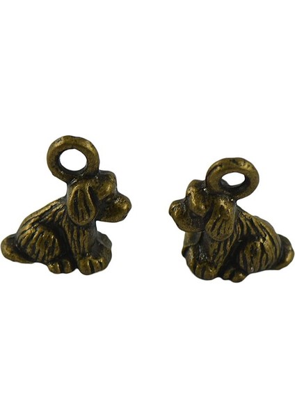 50X Vintage Antik Bronz Alaşım Sevimli Yavru Köpek Charms Kolye Dıy Takı (Yurt Dışından) modelleri