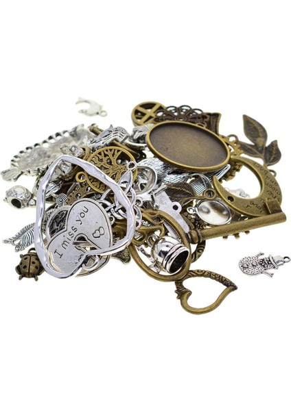 100G Antika Stil Takılar Kolye Gevşek Spacer Boncuk Dıy Takı Yapımı Için (Yurt Dışından)