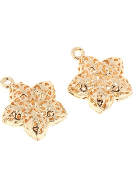 2x Altın Metal Yıldız Charm Kolye Hollow Boncuk Dıy Takı Bilezik Bulguları (Yurt Dışından) fiyatları