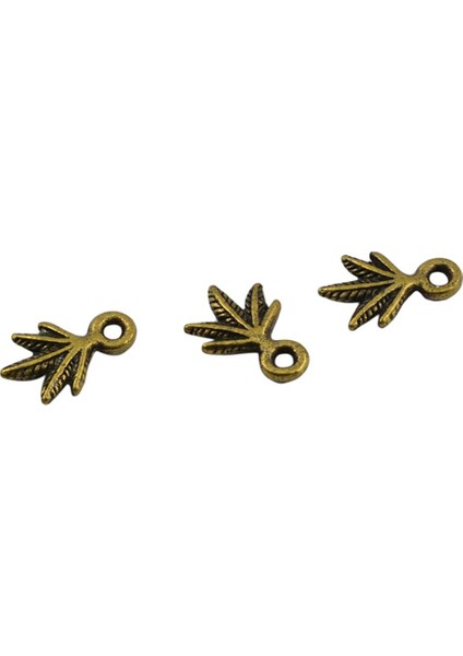 100X Pirinç Yaprak Kolye Charms Dıy Bilezik Zanaat Takı Yapımı Aksesuarları (Yurt Dışından) modelleri