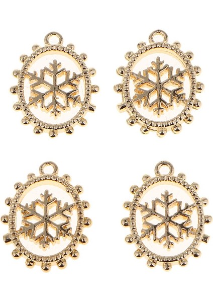 4 Adet Kar Charms Antik Kolye Takı Yapımı Için Hollow Charms (Yurt Dışından) fiyatları