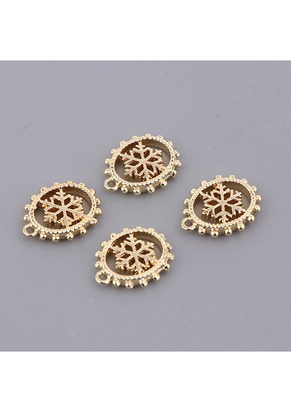 4 Adet Kar Charms Antik Kolye Takı Yapımı Için Hollow Charms (Yurt Dışından) modelleri