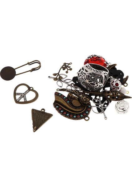 15X Eski Moda Takı Yapımı Aksesuarları Metal Charms Kolye Dıy Zanaat (Yurt Dışından) fırsatları
