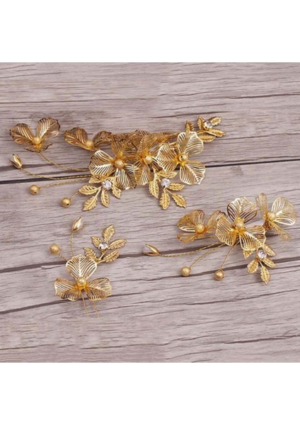 Retro Saç Dekorasyon Gelin Headdress Nedime Firkete Dıy Boncuk Çiçek (Yurt Dışından) modelleri