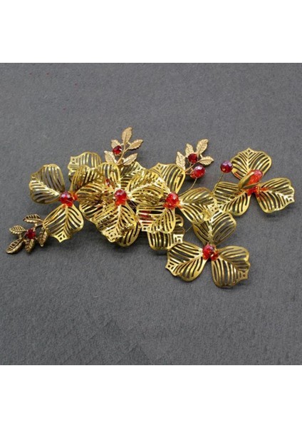 Retro Saç Dekorasyon Gelin Headdress Nedime Firkete Dıy Boncuk Çiçek (Yurt Dışından) fırsatları