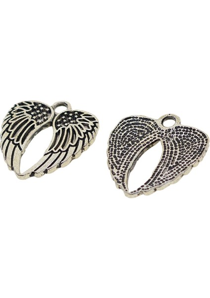 30X Alaşım Kanatları Şekli Kolye Dıy Kolye Bilezik Takı Yapımı Charms (Yurt Dışından) fırsatları