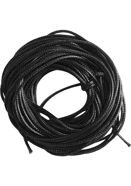 10 M Mumlu Naylon Konu Kordon Dize Kolye Bilezik Takı El Dikiş Dize Boncuk Dıy 1.5mm Siyah (Yurt Dışından)