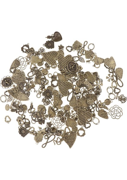 60 Parça Vintage Karışık Toplu Hollow Charm Kolye Takı Dıy Yapımı Craft 2 (Yurt Dışından) modelleri