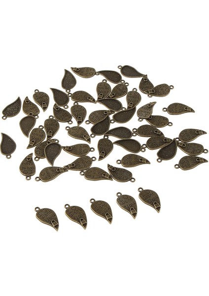 50 Parça Vintage Kilit Anahtar Charms Kolye Takı Yapımı Antik Bronz Kilit (Yurt Dışından)