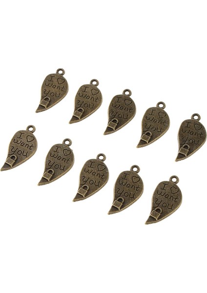 50 Parça Vintage Kilit Anahtar Charms Kolye Takı Yapımı Antik Bronz Kilit (Yurt Dışından) indirimleri