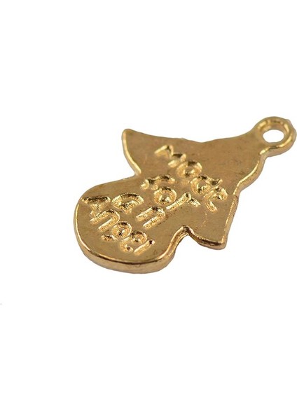 50 Adet Vintage Alaşım Melek Boncuklu Kolye Charms Bulgular El Sanatları 18X12MM Işık Altın (Yurt Dışından) fiyatları