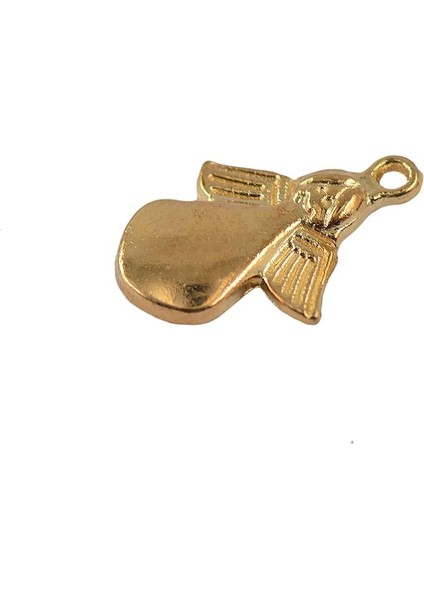50 Adet Vintage Alaşım Melek Boncuklu Kolye Charms Bulgular El Sanatları 18X12MM Işık Altın (Yurt Dışından) fırsatları