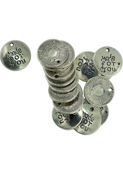 20X Gümüş Sizin Için Yapılan Oyulmuş Kolye Charms Dıy Kolye Bilezik Için (Yurt Dışından) fiyatları