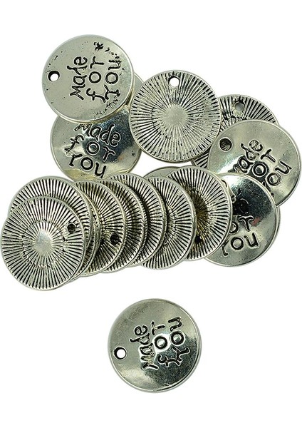 20X Gümüş Sizin Için Yapılan Oyulmuş Kolye Charms Dıy Kolye Bilezik Için (Yurt Dışından) fırsatları