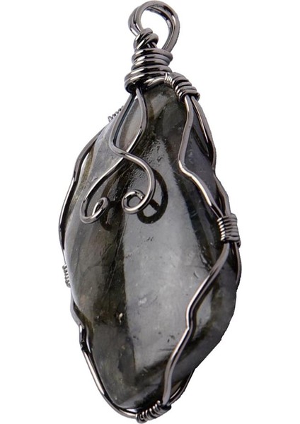 1 Adet Kristal Taş Gem Düzensiz Taş Sarma Charm Kolye Yapmak Için (Yurt Dışından)