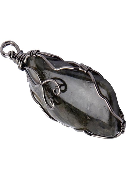 1 Adet Kristal Taş Gem Düzensiz Taş Sarma Charm Kolye Yapmak Için (Yurt Dışından) modelleri