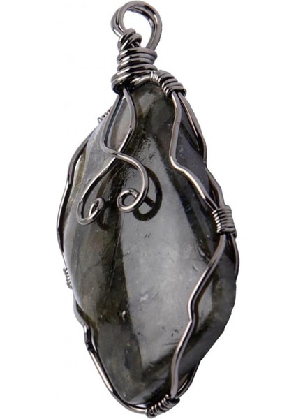 1 Adet Kristal Taş Gem Düzensiz Taş Sarma Charm Kolye Yapmak Için (Yurt Dışından) fırsatları