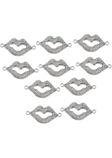 10 Adet Ağız Şekilli Kolye Alaşım Charm Takı Yapımı Bulguları Için Dıy Craft (Yurt Dışından) indirimleri