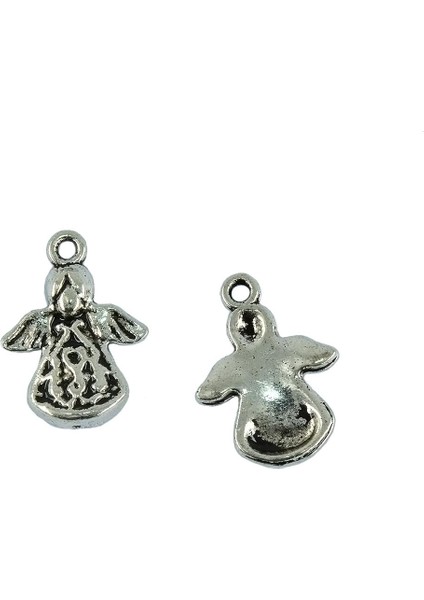 30 Adet Tibet Gümüş 3D Melek Charms Kolye Kolye Bilezik Yapılar Için (Yurt Dışından)