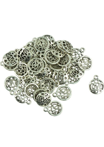 50 Adet Metal Tibet Gümüş Kolye Charms Dıy Bulgular El Sanatları Hollow Star (Yurt Dışından) modelleri