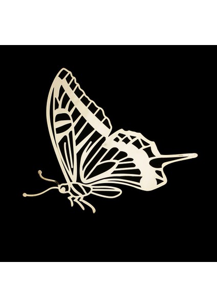 Metal Kelebek Şekli Hollow Book Mark Klip Ofis Okul Malzemeleri Altın (Yurt Dışından) modelleri