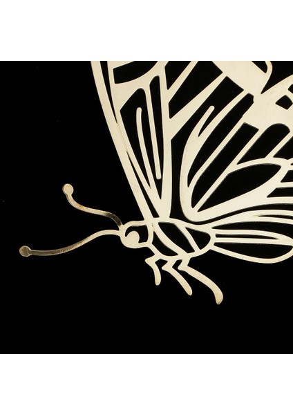 Metal Kelebek Şekli Hollow Book Mark Klip Ofis Okul Malzemeleri Altın (Yurt Dışından) fırsatları