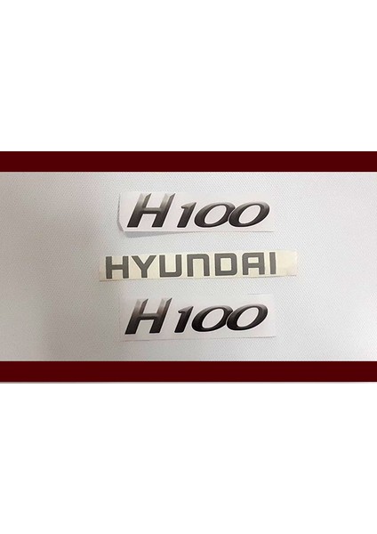 Hyundaı H100 Kasa Etiketi modelleri