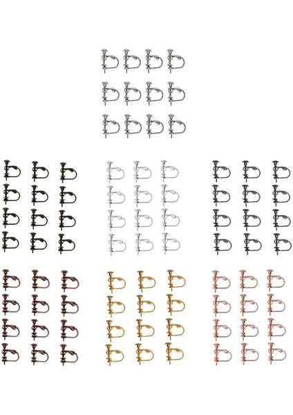 12X Ayarlanabilir Vida Küpe Inci Fişler Bulma Aracı Takı Gümüş Beyaz (Yurt Dışından) indirimleri