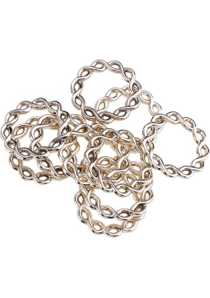 10 Parça Alaşım Dıy Saç Takı Küpe Bulguları Çiçek Yuvarlak 20X20MM (Yurt Dışından) fırsatları