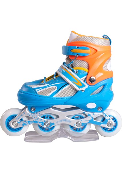 F-Sports 2+2 Ayarlanabilir Ön Tekerleği Işıklı Metal Alıştırma Pateni Çanta Hediyeli modelleri