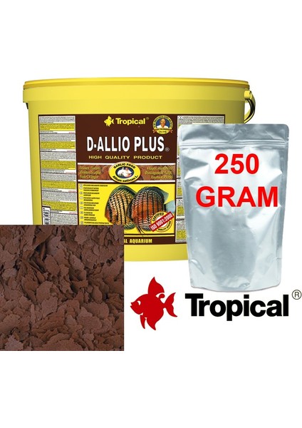 D-Allio Plus Flakes 250 Gram Sarımsaklı Pul Yem