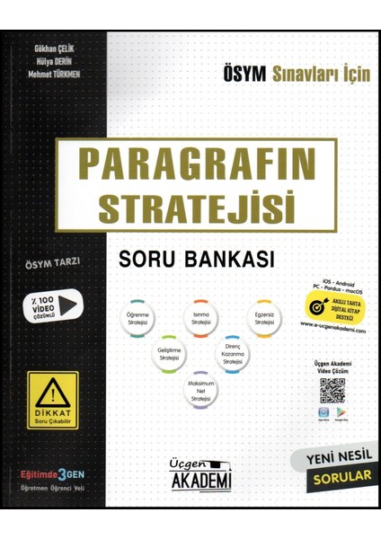 Üçgen Akademi TYT Paragrafın Stratejisi Soru Bankası