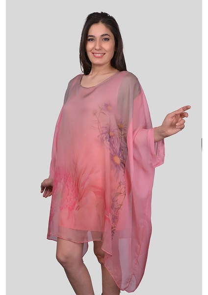 Prmmd Şifon Gül Elbise 60178