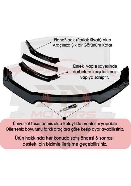 Fiat Linea Ön Tampon Eki Bodykit Karlık Lip