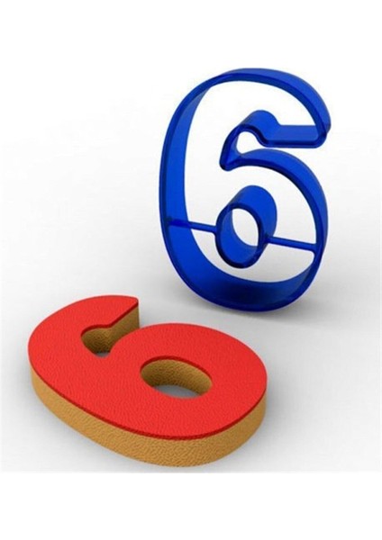 6 No Polikarbon Kurabiye Kalıbı