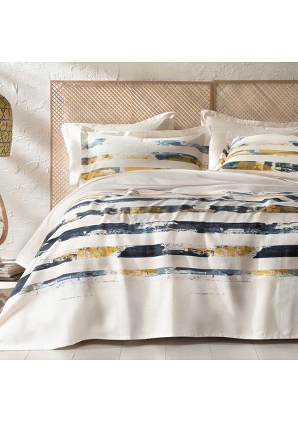 Bedding Stain Tek Kişilik Pike Takımı - Bej