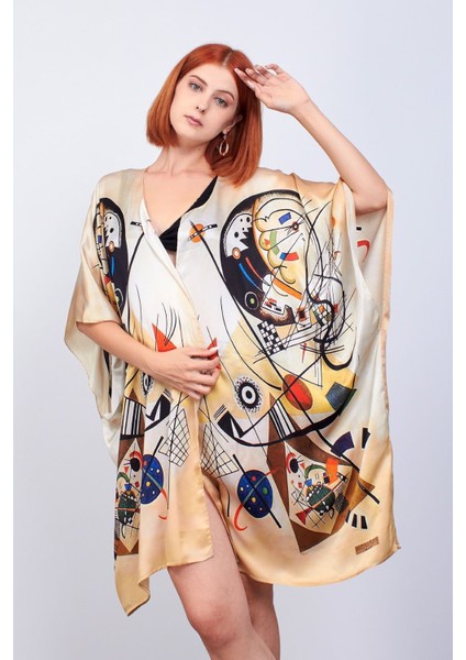 Nomads Felt Kimono Ipek Kaftan Pareo Kandinsky